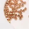 Espaçador de miçanga de cobre diâmetro 2mm 3mm joias DIY acessórios de cobre 200/saco