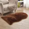 Alfombra irregular elegante para uso doméstico, alfombrilla cálida para suelo de dormitorio, alfombrilla para ventanal, cojín para silla de oficina, cojín para sofá, engrosada y cálida.