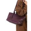 Bolsa Tote Nova Couro de Curtimento Vegetal Bolsa Feminina Moda de Nicho Transfronteiriça Bolsa de Mão Relaxada Bolsa de Ombro de Couro Macio Retro