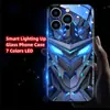 Adequado para Capa de Celular Luminosa Mecha Ares Nova Apple 16Pro/Huawei/Xiaomi/Samsung/Vivo/Oppo