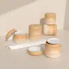 Pote de máscara cosmética de fábrica, pote de embalagem de removedor de maquiagem em forma de cúpula de PET, pote de máscara de lama para creme frio profissional feito sob medida