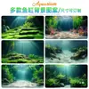 Pegatina de fondo para acuario fondo de lecho marino de acuario tanque de plantas acuáticas paisajismo fondo de acuario 5d tridimensional tridimensional autoadhesivo