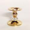 Porta-Vela Taça de Vinho Europeu Ferro Galvanizado Dourado Porta-Vela Simples Romântico Jantar à Luz de Velas Mesa de Jantar Decoração de Casamento