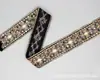 Encaje de lentejuelas en forma de diamante estilo étnico Dai con hilo dorado bordado para ropa, decoración Hanfu, encaje estilo chino