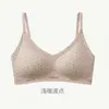 Ventas Directas de Fábrica Popular Transfronterizo Retro Estampado de Leopardo Sujetador con Copas Fijas Push-Up Pecho Pequeño Sujetador Elevador con Tira de Gel Verano