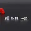 Moda transparente hipoalergénica goma suave tapón para el oído resina tapón para pendientes accesorios para joyería DIY fabricantes al por mayor