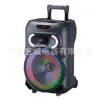 YE-1217 nuevo de fábrica altavoz bluetooth de varilla extensible de 12 pulgadas para baile al aire libre tubo RGB sonido bluetooth