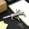 Venta al por mayor de fábrica cuchillo multifuncional regalos de ferretería cuchillo de bolsillo portátil acero inoxidable multi-apertura navaja suiza pequeños regalos publicitarios