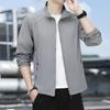 Ropa Protectora Solar de Secado Rápido de Seda de Hielo para Hombre, Chaqueta de Verano Fina con Cuello, Transpirable para Exteriores, Nueva Ropa Protectora Solar para Hombre 2025