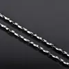 Collar Mobius para hombre marca de moda americana todo partido cadena para clavícula guapo joyería de acero de titanio collar de hip hop para hombre