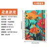 Bestseller transfronterizo Amazon cuaderno de espiral A diario cuaderno transfronterizo cuaderno de tapa dura rayado se puede etiquetar