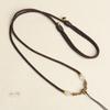 Colgante de Joyería Espiral Dorada Cordón de Cristal Ágata Jade Hetian Cuerda Colgante Cuerda de Cuerda para Collar DIY Semiterminado Hecho a Mano