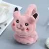 Inverno versão coreana do cartão de coleta desenho animado aplique senhoras orelheiras de pele de coelho estudantes cabeça-vestida orelheiras grossas quentes atacado