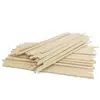 Palo de madera de cabeza plana, palo redondo de madera de abedul maciza, palo de madera natural para raspar crayones, palo de madera para pintura DIY infantil, palo redondo de madera