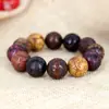 Pulsera Zodiaco con Cuentas Talladas de Orbe de Múltiples Tesoros Pulsera para Hombres y Mujeres Pulsera de Pareja Estilo Chino Cuentas de Rosario Joyería Decorativa