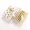 Caixa de presente de papelão com embalagem de folheado a ouro requintada estilo coreano criativo caixa dobrável personalizada para celebridade da internet caixa vazia caixa de presente em estoque