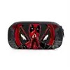 Nueva Estuche de Lápices de Deadpool y Wolverine Estudiante Gran Capacidad Caja de Papelería Genial Poliéster Resistente al Desgaste Estuche de Lápices de Almacenamiento Lote