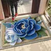 Alfombrilla de suelo de barro de diatomeas estilo felpa 3D para baño, absorbente, felpudo para puerta de baño, antideslizante, resistente al desgaste
