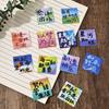 100 pegatinas originales de pintura al óleo con texto acrílico, estilo inspirador, decorativas para fundas de teléfono, pegatinas frescas.