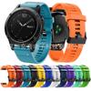 Para Jiaming Fenix8/7pro/6/5 Pulseira de silicone de liberação rápida Fenix 7x Pulseira de silicone com fivela preta