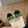 Mini Presilha de Franja Laço com Strass Coreano Fashionable Pequena Pinça Lateral para Cabelo Acessório de Cabelo de Alta Qualidade para Mulheres