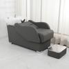 Cama de lavado champú barbería peluquería cama reclinable lavabo de cerámica tienda de moda de internet outlet de fábrica