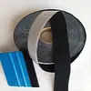 Parche raspador de película de cambio de color para automóvil, paño de fieltro de lana engrosado, tira raspadora de lana de camello, pieza de repuesto de terciopelo 1 m