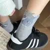 Calcetines de Media Pantorrilla para Mujer con Diseño Original de Huevo Gato de Dibujos Animados, Originales y Modernos, Adecuados para Primavera y Otoño, Lindos Calcetines Largos Versátiles de Animales