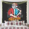 Tapiz Navideño Producto Nuevo Tela Colgante Transfronteriza Tela de Fondo Decorativa Fondo Navideño Habitación Atmósfera Festiva Tela de Pared Estilo Americano