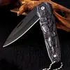 Cuchillo Plegable Multifuncional de Supervivencia al Aire Libre Cuchillo Portátil al Aire Libre Filoso Defensa Alta Dureza Cuchillo de Camping para Frutas