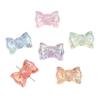 Pulsera de cuentas con lazo de colores transparentes, accesorios hechos a mano para hacer tú mismo, cadena para teléfono móvil, bolso, colgante, accesorios
