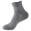 Calcetines deportivos profesionales para maratón al por mayor de fábrica para hombre, absorbentes de sudor, resistentes al desgaste, con suela de toalla para baloncesto y bádminton