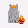 Outono e Inverno Super Macio Veludo Dourado Colete Quente Masculino Roupa Íntima Quente Ajustada ao Corpo Top Aquecedor de Veludo Espessado Proteção Contra o Frio
