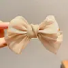 Pinza para el pelo de lana tejida roja Ankela, diadema de lazo para mujeres, herramienta para recogido en la parte posterior de la cabeza, pinza para moño