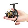 Carrete de pesca pequeño miniatura tipo 800 tesoro de palma rueda giratoria carrete de pesca carrete de pesca carrete de pesca carrete de pesca carrete para caña de pesca de rock