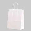Saco de Papel Kraft Spot, Embalagem para Viagem, Sacola de Papel, Sacola para Compras de Roupas Embalagem de Leite com Chá, Logo Impresso Personalizado