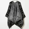 Xizang Qinghai turismo xale feminino flor jacquard espessado tamanho grande outono e inverno quente xale direto da fábrica