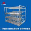 Directo de fábrica Perfil de aluminio Barra de flujo Estantería de primera entrada, primera salida Marco de banco de trabajo de perfil de aluminio con ruedas