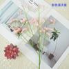 Fábrica en stock simulación pegamento suave cifrado estrella egipcia estrella egipcia color caramelo fresco flor artificial boda novia sosteniendo flor