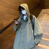 Jaqueta estilo japonês jaqueta acolchoada de algodão masculina 2023 Inverno estilo funcional moda workwear marca de moda casual ao ar livre jaqueta versátil