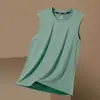 Camiseta Casual Masculina de Malha com Gola Redonda, Cor Sólida, Seda Gelada, Secagem Rápida, Respirável, Fresca, para Uso Diário, Comércio Exterior Transfronteiriço, Tendência, Manga Curta
