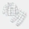 Ropa de Monje para Recién Nacido Ropa de Bebé Otoño Traje de Bebé Ropa Interior de Algodón Pantalones de Otoño con Cordones para Niños y Niñas