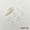 Joyería de uñas Aurora flor lazo uñas Diamante Oso lazo cinta pajarita uñas conjunto de diamantes decorativos Venta al por mayor