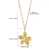 Lámpara Colgante Simple Estilo Cruzado para Mujer con Colgante de Perla en Forma de Corazón Lujo de Nicho Joyería de Flores Cadena para Clavícula Collar de Acero de Titanio Dropshipping
