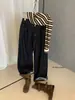 Wgwe8099 Guangzhou Trece Líneas Jeans de Mujer para Principios de Otoño Estilo Nuevo Cintura Alta Pequeña Pierna Recta Estrecha Pierna Ancha