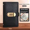 Libro de ahorro de efectivo transfronterizo, libro de almacenamiento de gestión financiera, carpeta de dinero con bloqueo de contraseña, libro de almacenamiento de efectivo, libro de contabilidad