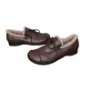 Pantuflas cálidas con forro de felpa para mujer, nuevo estilo invierno 2026, mocasines antideslizantes, zapatos de algodón de suela plana, mocasines de felpa