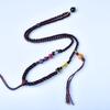 Cordão para pingente tecido à mão para pendurar thangka zachilam homens e mulheres estilo étnico retrô versátil corda de colar ajustável