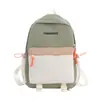 Mochila Infantil 2026 Nuevo Estilo Contraste de Color Moda y Sencilla Unisex Gran Capacidad Mochila para Escuela Primaria