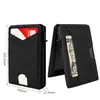 Vendas Diretas da Fábrica Transfronteiriças Porta-Cartões de Identidade com Múltiplos Slots para Cartões Porta-Cartões Flip de Fibra de Carbono Porta-Cartões Anti-Roubo de Liga de Alumínio